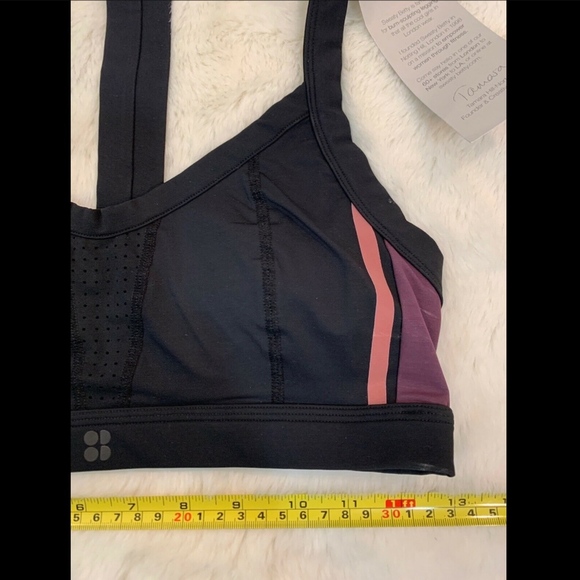 NWT $85 Sweaty Betty Upbeat Padded Bra in‎ Black [SZ Small ] - Picture 4 of 8